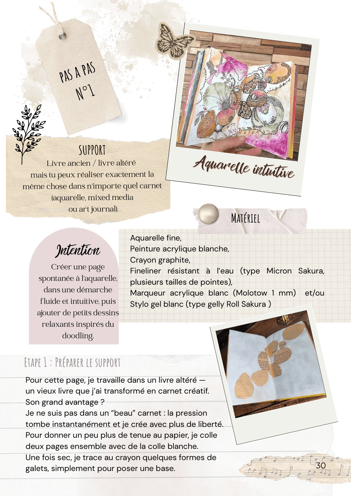 Pas à pas n°1 : Aquarelle intuitive